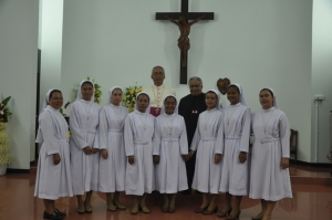 Perayaan Ekaristi Syukur Penerimaan Busana Biara